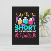 人生は退屈なネイルに費やすには短すぎる 招待状 (スタンド正面)