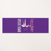 人生は逆さまに航空ヨガの方が良い ヨガマット (正面(横))