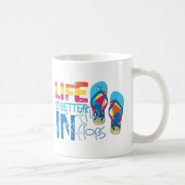 人生は逆転の方が良い コーヒーマグカップ