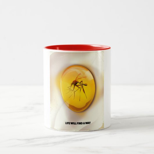 人生は道を見つける ツートーンマグカップ (中央)