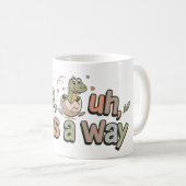 人生は道を見出す コーヒーマグカップ (正面右)