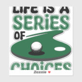 人生は選択のシリーズ,ゴルフ シール (シート)