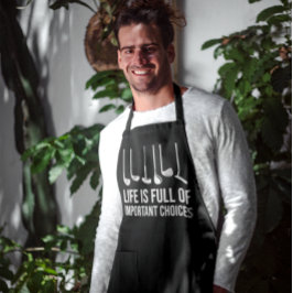 人生は重要な選択でいっぱいだゴルフクリスマス エプロン