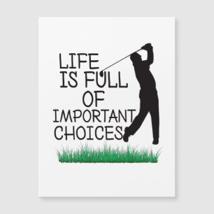 人生は重要な選択でいっぱいである