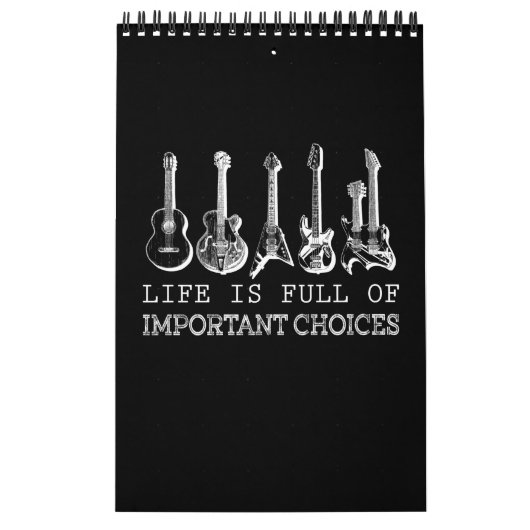 人生は重要な選択に満ちているギター カレンダー (カバー)