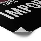 人生は重要な選択に満ちている – コーヒー愛好家 ポスター (角)