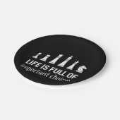 人生は重要な選択に満ちている、チェスの恋人 ペーパープレート (アングル)