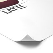 人生は重要な選択のコーヒーに満ちおもしろいている ポスター (角)