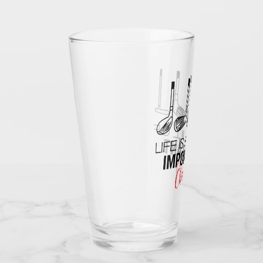 人生は重要な選択ゴルフに満ちていおもしろいる タンブラーグラス (右)