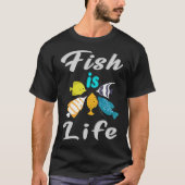 人生は釣り Tシャツ (正面)
