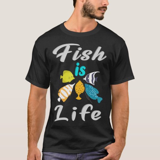 人生は釣り Tシャツ (正面)