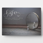 人生は鏡 フォトプラーク (正面)