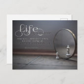 人生は鏡 ポストカード (正面/裏面)