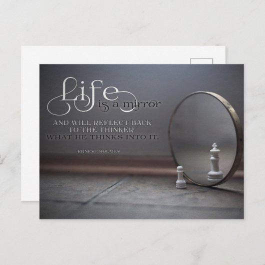 人生は鏡 ポストカード (正面/裏面)