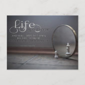 人生は鏡 ポストカード (正面)