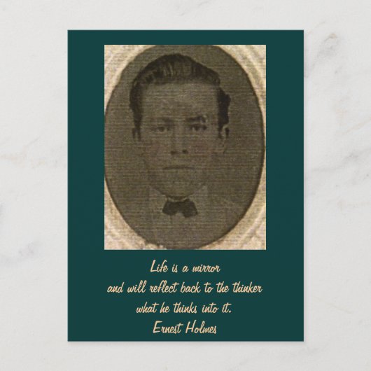 人生は鏡 ポストカード (正面)