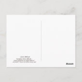 人生は難しい ポストカード (裏面)