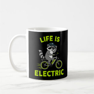 人生は電気のように コーヒーマグカップ