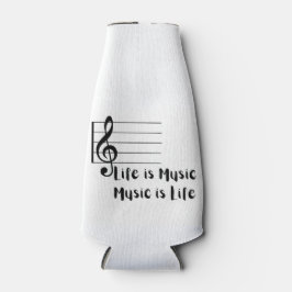 人生は音楽であり、音楽は人生である ボトルクーラー