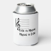 人生は音楽であり、音楽は人生である 缶クーラー (缶裏面)