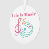 人生は音楽である オーナメント (正面)