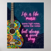 人生は音楽のようなもので、常に良い歌である ポスター (正面)