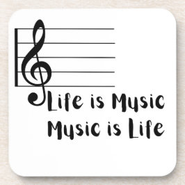 人生は音楽、音楽は生命 コースター