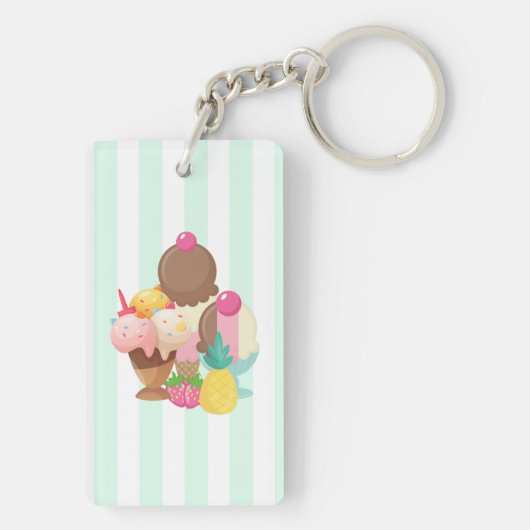 人生は食べ短い キーホルダー (裏面)