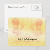 人生は驚くべきはがきでいっぱいだ ポストカード (正面/裏面)