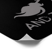 人生は魔女で、それから面白いハロウィーンを飛ぶ ポスター (角)