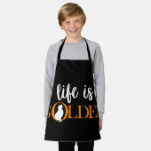 人生は黄金だ エプロン (着用した状態)
