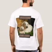 人生は黄金犬 Tシャツ (裏面)