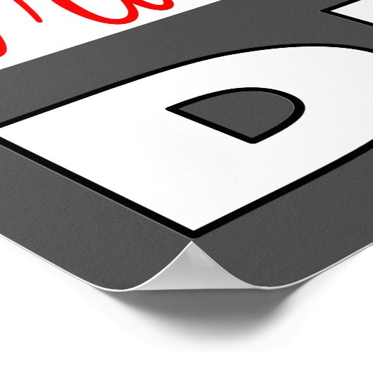 人生は16x20転がポスタのサイコロの一つである ポスター (角)