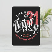 人生は31から始まる |第31誕生日 招待状 (スタンド正面)