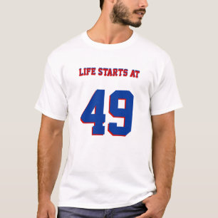 人生は49 おもしろい 49誕生日 Tシャツ