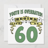 人生は60誕生日から カード (正面)