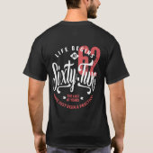 人生は62時に始まる | 62番目の誕生日 Tシャツ (裏面)