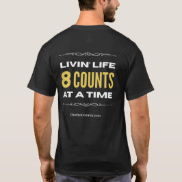 "人生は8カウントずつ楽しもう"Tシャツ Tシャツ