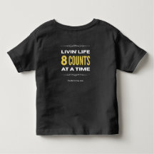 "人生は8カウントで楽しむ" 子供用Tシャツ
