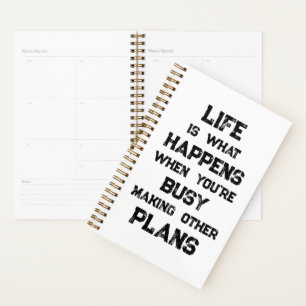 人生は…おもしろいやる気を起こさせる引用文 プランナー手帳