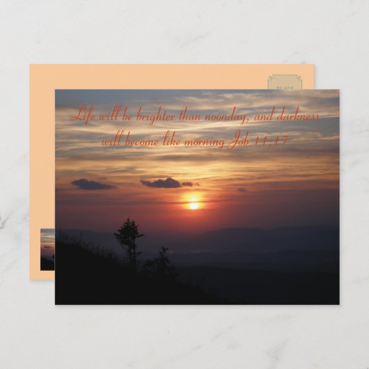 「人生は…」 – はがき (正面/裏面)