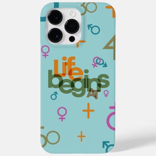 人生は(カスタマイズ)から始まる | Case-Mate iPhoneケース (裏面)