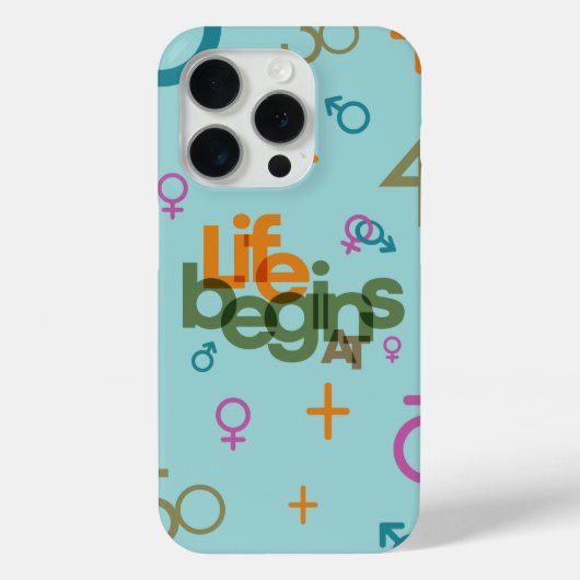 人生は(カスタマイズ)から始まる | Case-Mate iPhoneケース (裏面)