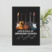 人生は、ギター愛好者の大切な選択に満ちている シーズンカード (スタンド正面)