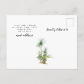 人生は、ビーチの動く発表で良い 案内ポストカード (裏面)