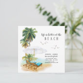 人生は、ビーチの動く発表で良い 案内状 (スタンド正面)
