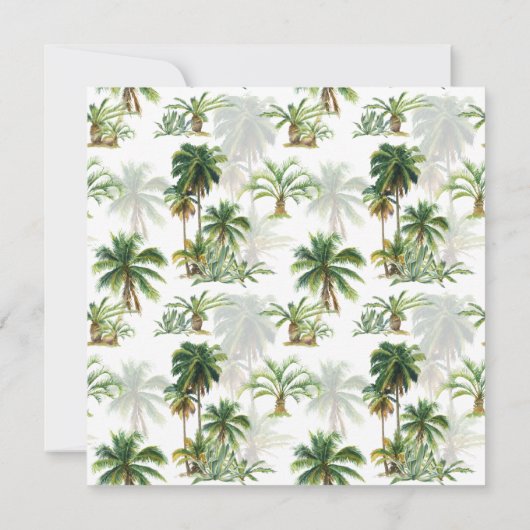 人生は、ビーチの動く発表で良い 案内状 (裏面)