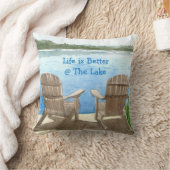 人生は、湖で良い、リバーシブル クッション (ブランケット)