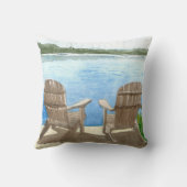 人生は、湖で良い、リバーシブル クッション (裏面)