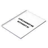 人生はAIなしではあり得ない ノートブック (左側)